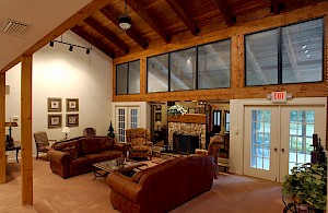 Living Room at Stillwaters Lodge Retreat and Conference Center, FL 