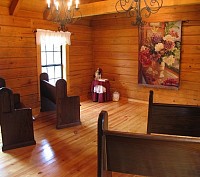 Inside of Prayer Chapel at Camp Kulaqua Retreat and Conference Center, FL