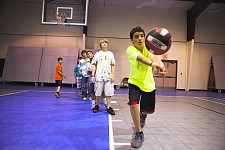 Playing Volleyball at Camp Kulaqua Retreat and Conference Center, FL