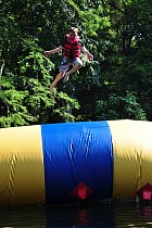 Launching off the Blob at Camp Kulaqua Retreat and Conference Center, FL